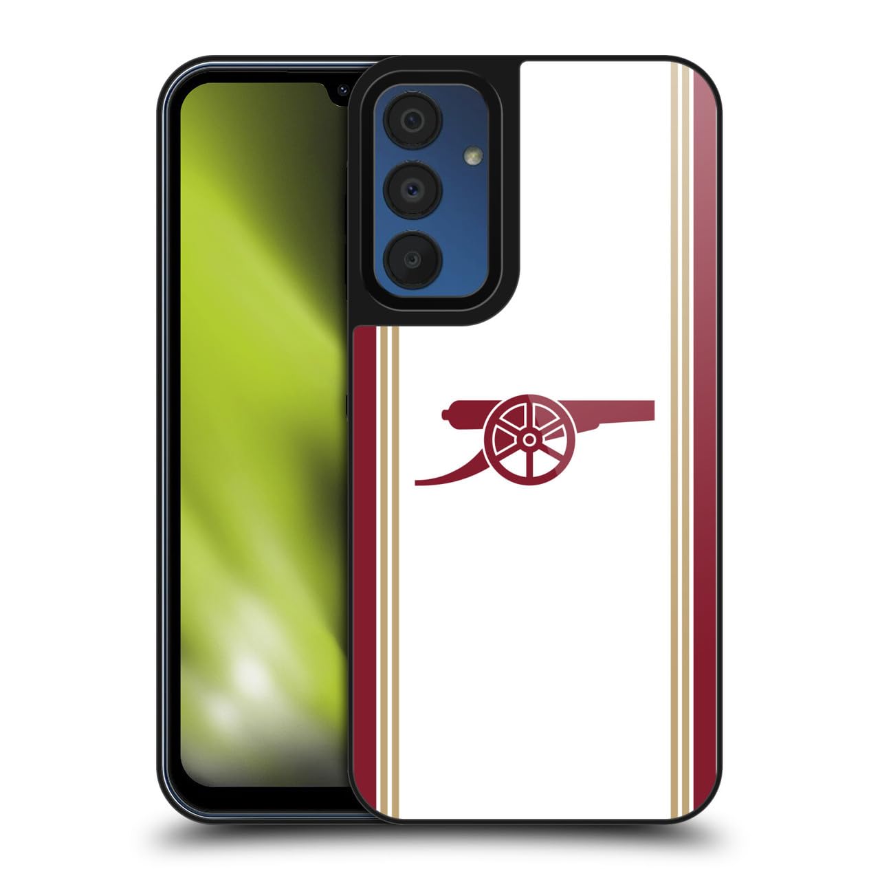 Head Case Designs Officially Licensed Arsenal FC Third 2025/26 Kit Gel Armour Case [Military Grade Protection] Compatible With Samsung Galaxy A15 — image 1