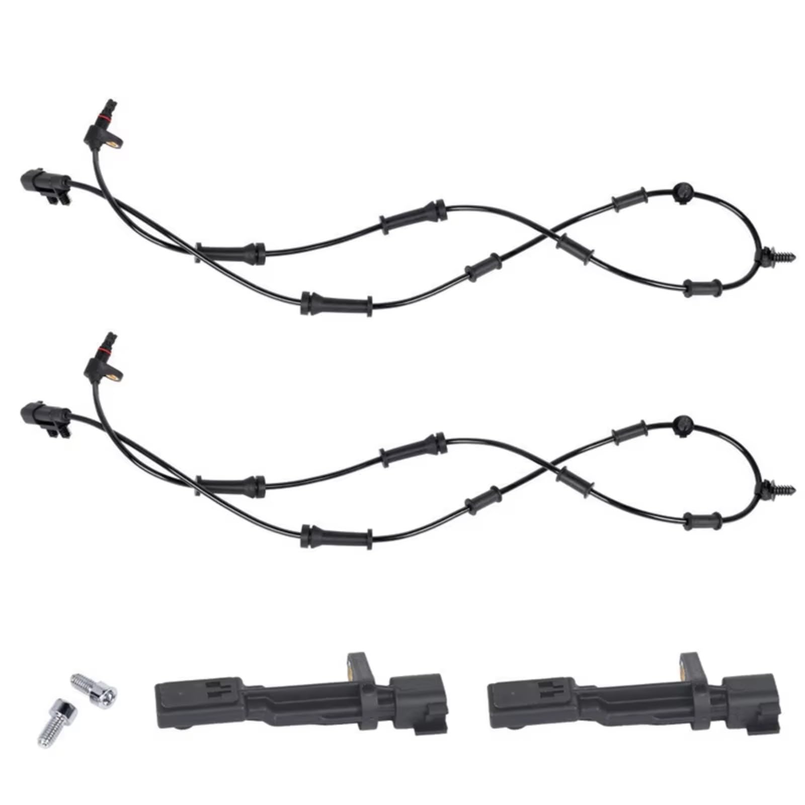 Sensor ABS Compatible Con Jeep Para Wrangler V6 3.6L 2012-2017 Para 3.8L 2007-2011 Sensor Velocidad Rueda Delantero Trasero Izquierdo Derecho 68003281AA