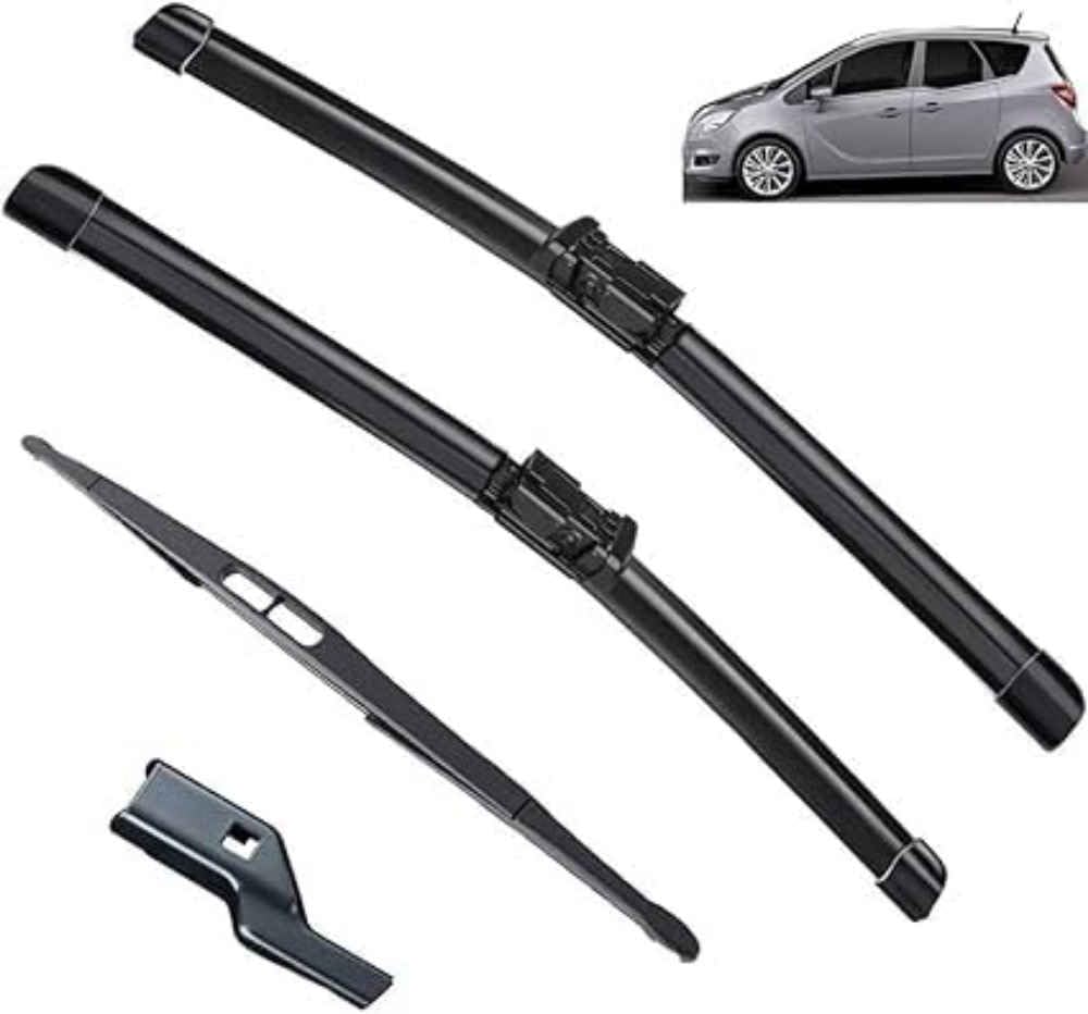 NYSLDSCO Premium Exact Fit Windscreen Wiper Blades for Renault Captur Kaptur J87 2014-2019 Durable Natural Rubber Easy Fit for a Quiet and Streak Free Wipe