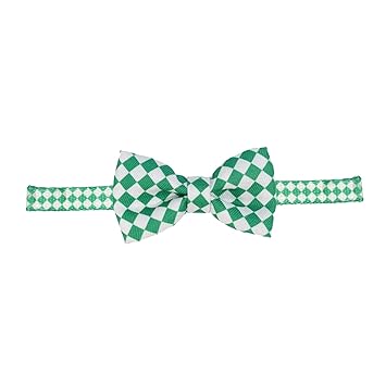 Aswadh Cat Collar Bowknot Adjustable Buckle Kitten Puppy Bow Tie Pet Accessories Beige Green