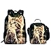 Coloranimal Cute 3d Animal Imprimé Chat Femme Enfants déjeuner Sacs à bandoulière
