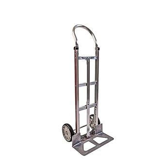 Magliner HMK111UA1-V Hand Truck, U-Loop, Mold-On Rubber Tires, 48" Height, 17.5" Width, 17" Length,