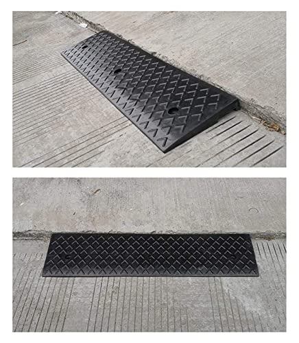 Rampa para vehículo de goma, 100x25x6 cm resistente miniatura 3