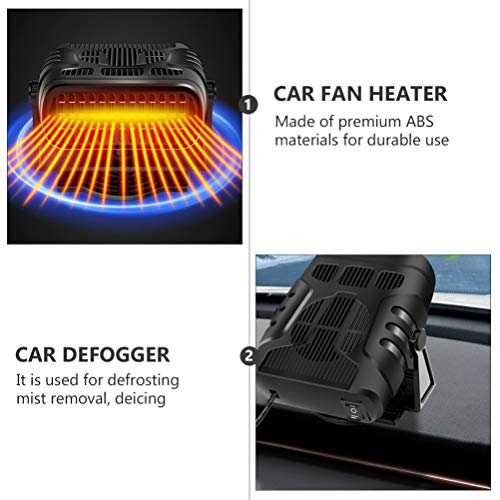 Wakauto Aquecedor de carro 12 V, aquecedor automático, aquecedor de para-brisa, aquecedor de para-br
