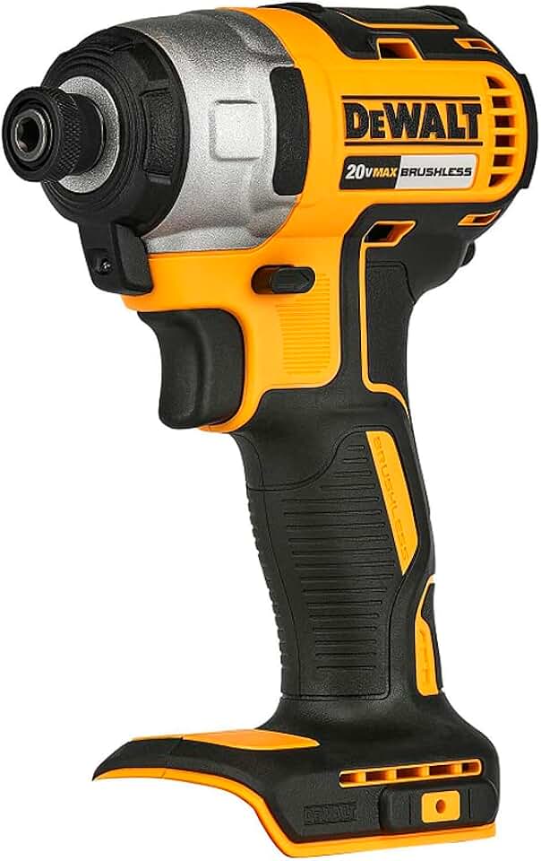 DEWALT Parafusadeira de Impacto de 1/4 Pol. (6,4mm) 20V MAX* XR Ion-Lítio 3VVR 2.700 RPM Sem Bateria e Sem Carregador DCF887B