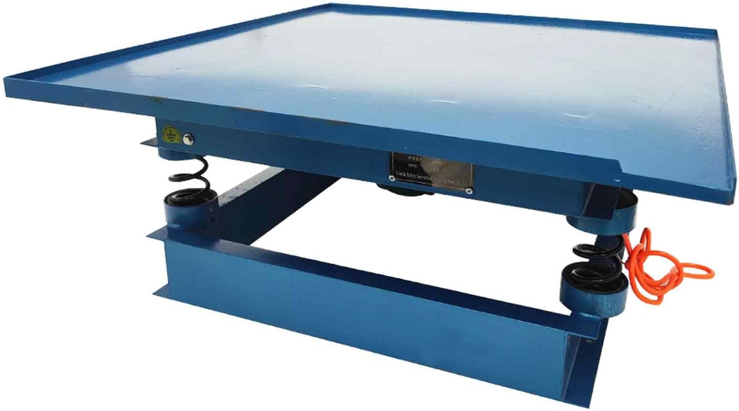 220V 31.5"×31.5" Concrete Vibration Compactor, 440 Pounds Load Capacity, Platform Vibrating, Thickened Steel Plate Countertop, Concrete Vibration Table