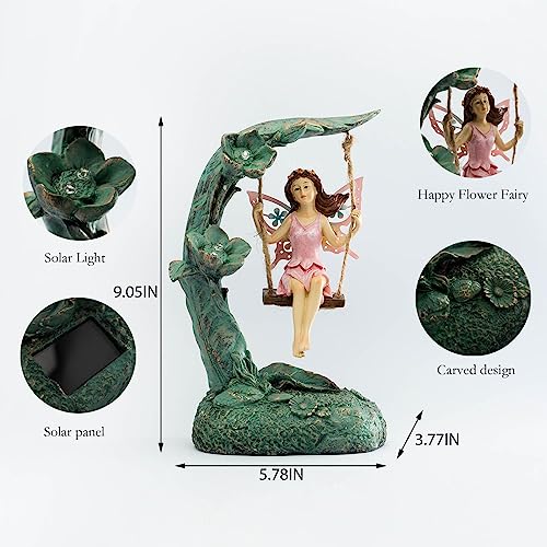 Garden Flower Fairy Outdoor Statue - image 2