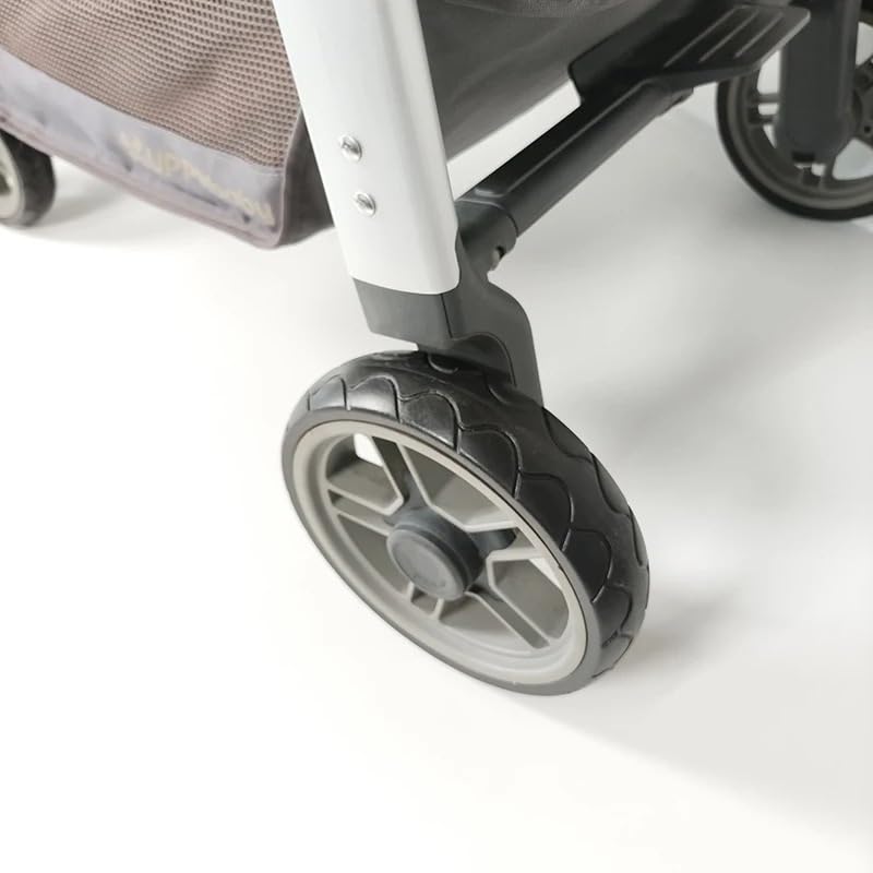 Stroller Wheel Tire Compatible with UPP-Ababy Cruz V1 Back Wheel Tyre PU Tubeless Full Compatible DIY Baby Buggy Replace Accessories(2 Back tire-Cruz V1)