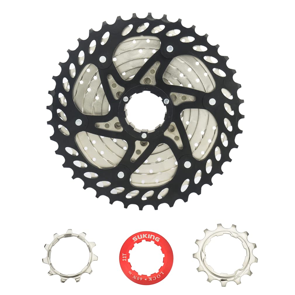 CYSKY 10 Fach Kassette 11-25T/11-28T/11-32T/11-36T/11-40T/11-42T Fahrrad Kassette Kompatibel mit Shimano Sram Sunrace, Passend für Mountainbike, Rennrad, MTB (Leichtgewicht)