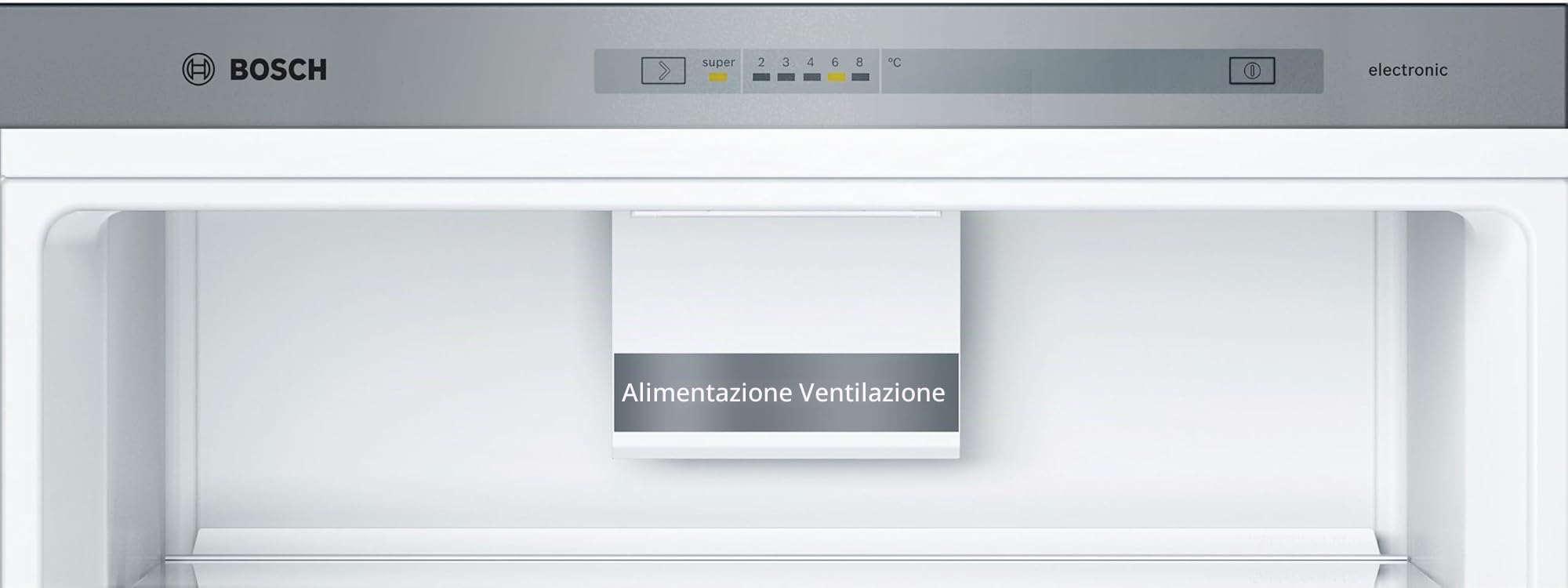 BOSCH KGV58VLEAS - Réfrigérateur combiné - 500 L (376 L + 124 L) - Froid low frost grande capacité- L 70 x H 191 cm - Inox