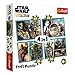 Trefl, Puzzle, Mandalorian und seine Welt, von 35 bis 70 Teilen, 4 Sets, Star Wars, für Kinder ab 3 Jahren