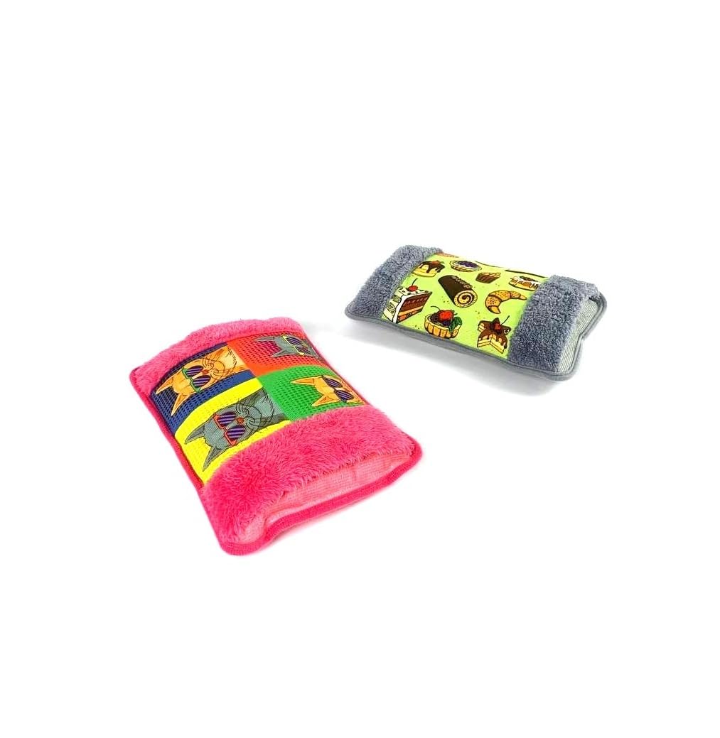 TEMPO DI SALDI 2 Borsa Elettrica Acqua Calda Scaldino Mani Con Tasche Da Letto Cavo Tasca Pancia