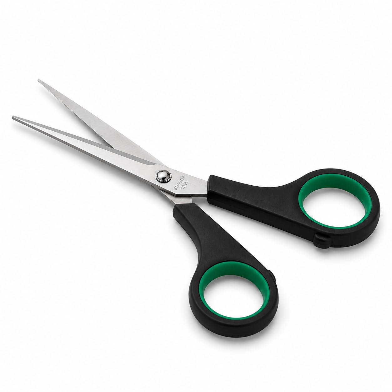 Orret Home Paslanmaz Çelik Makas 16 cm, Ergonomik Kaymaz Saplı Ev Tipi Çok Amaçlı Makas, Kumaş Makası, Mutfak Makası, Kağıt Kesme Makası, Dikiş, Hobi, El İşi, Ofis ve Günlük Kullanım İçin Makas