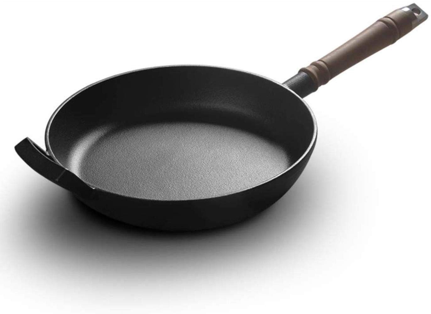 PanYFDD Cast Iron Skillet No Cover Nonstick Frying Pan, Household Universal Induction Cooker Gas Application,26cm home and non-commercial use