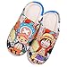 YZJYB Zapatillas Estar por Casa para Mujer 3D con Motivos One Piece Monkey D. Luffy Hombre Pantuflas Peluche Algodón Resistentes Transpirables Zapatos,UK 6~7.5/EU 39~42(280)