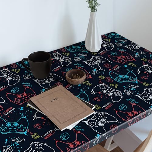 Papel autoadhesivo mate con patrón de juego lavable para cocina 4