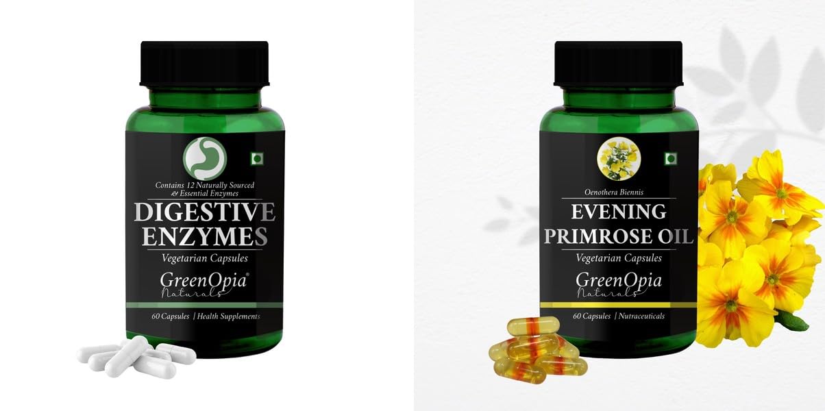 Digestive Enzymes Evening Primrose Oil Wellness Daily Vitality 60 CAPSULES-image-7