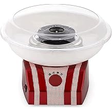 Cotton Candy Machine Red Cotton Candy Maker for Kids Mini Electric Hard Candy Sugar Free Candy Sugar Floss Maker with Sugar Scoop for Kids Parties Holidays