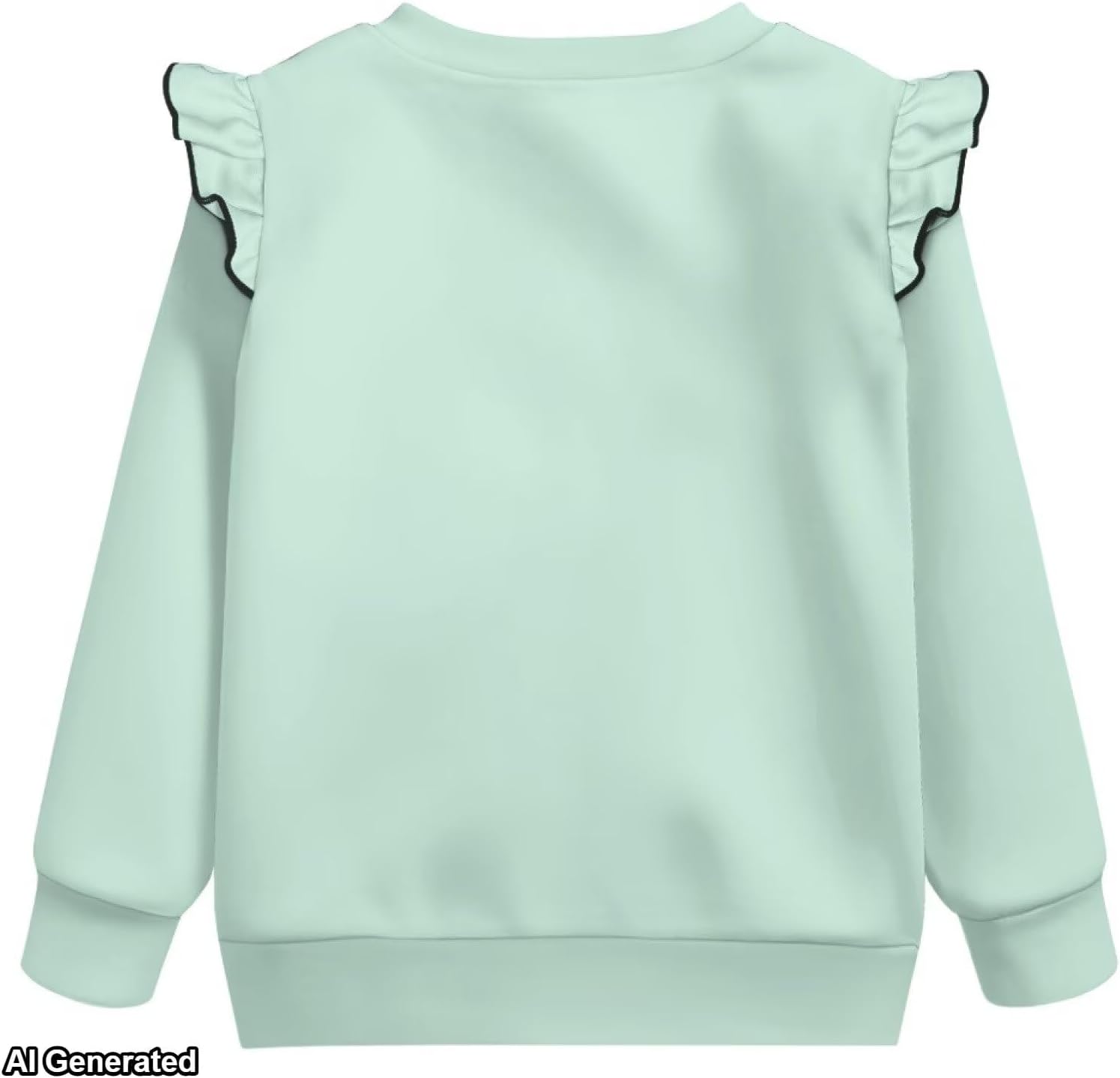 Girls Winter Clothes Cute Animal Long Sleeve Shirts for Girls Ruffled Crewneck Sweatshirts Toddler Girl