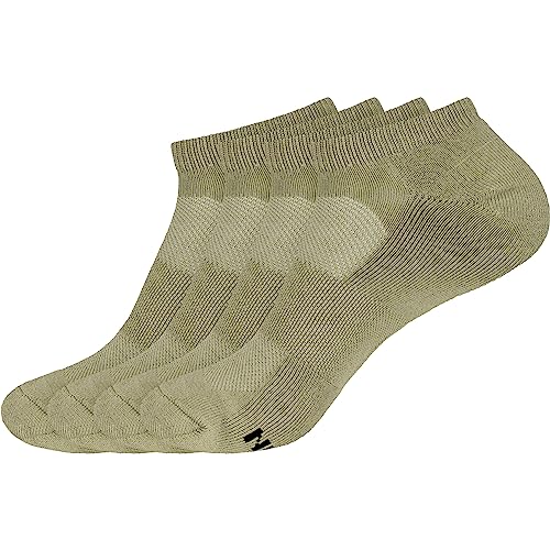 Image of BambooMN Men and Women's Rayon from Bamboo Low Cut Ankle Socks for Sports, Work and Everyday Wear - 4 Pairs - Unisex Sizing
