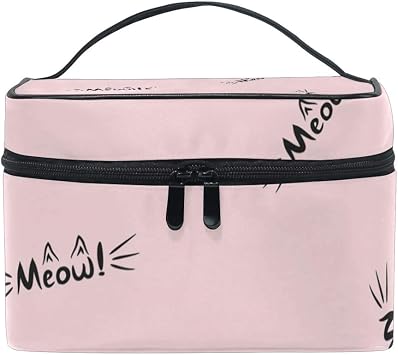 Animal Cat Meow - Neceser de Viaje para Mujer o niña, Color Rosa :  Amazon.es: Equipaje
