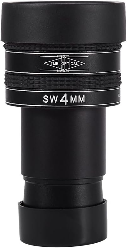 1.25" 4mm HD Planetary Eyepiece, Black 58 Degree Planetary Deep Sky Eyepiece for Telescope JS