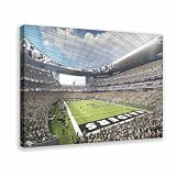 View Stadium,Allegiant Stadium Canvas Wall Art Poster Painting