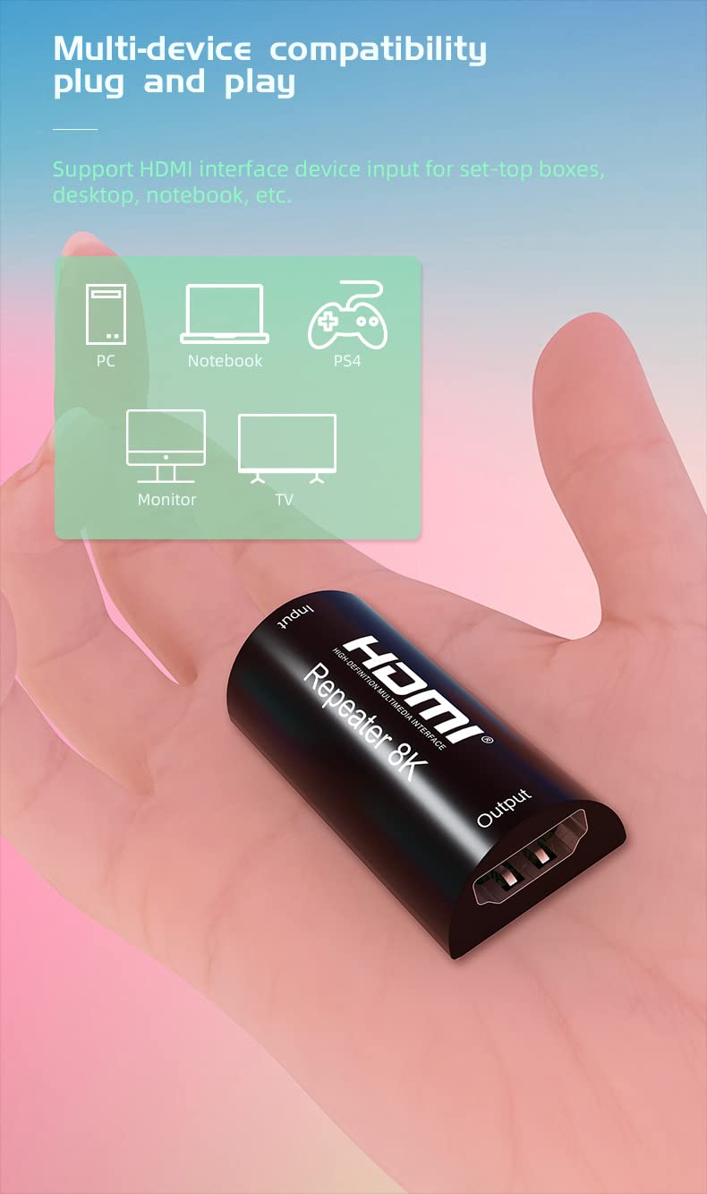 PremiumCord redukcia 8K HDMI A - HDMI A, F/M, zahnutá do pravého uhlu 90° - pravá