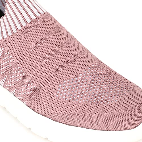 Image of Marc Loire Women's Lightweight Athleisure Knitted Active Wear Slip-On Sneaker Shoes for Sports, Athletics and Walking