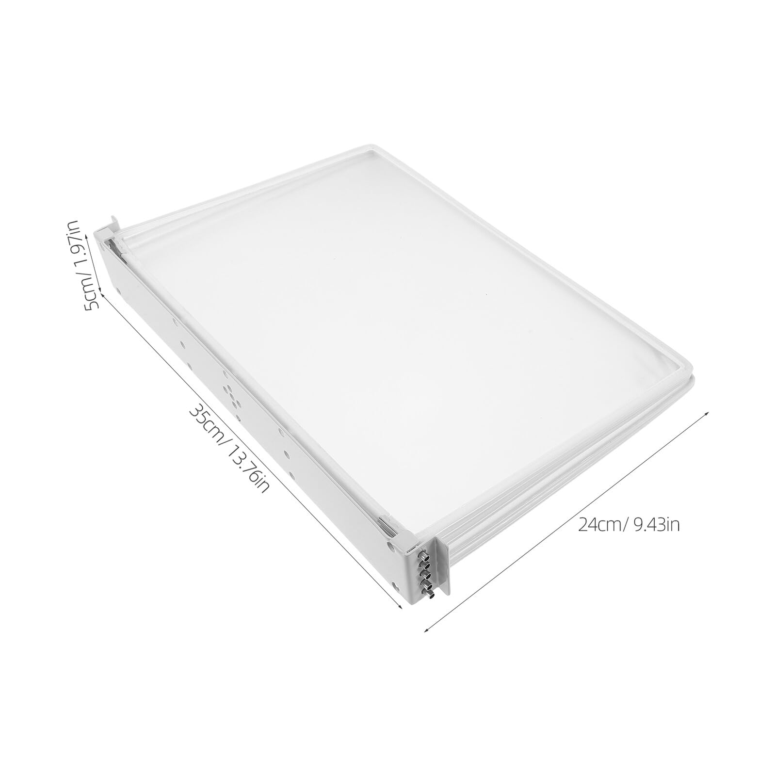 Portadocumenti da Parete Pagine per Organizer da Muro per Ufficio Espositore per Cartelle e Guide Operative