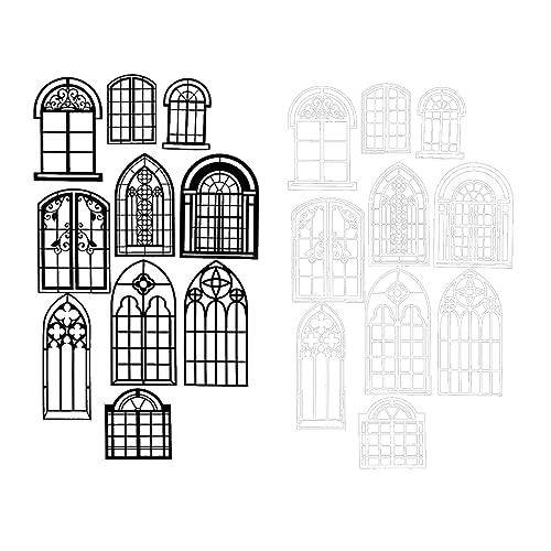 20 piezas de encaje para álbumes de recortes, papeles decorativos para manualidades para ventana de álbum de arte