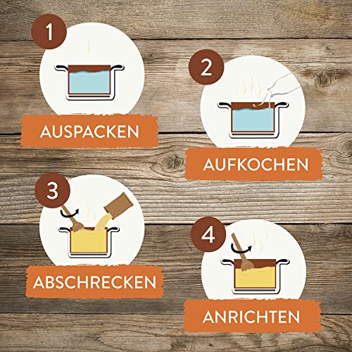 Pfanni Kartoffel Püree Das Herzhafte für ein leckeres Kartoffelgericht mit 100% deutschen Kartoffeln 7x 243g