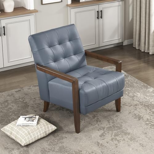 Lexicon Modern Accent Chair Blue