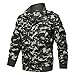 Miwaimao Veste d'avion ample pour homme avec motif camouflage - Vert - XXXXXL