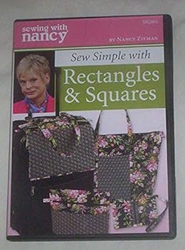 DVD Sewing with nancy - Sew Simple with Rectangles and Squares Book