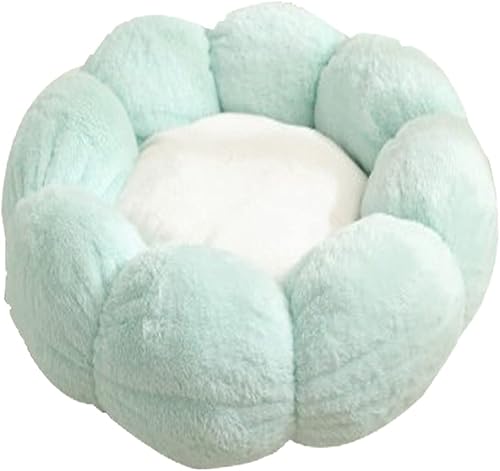 Miniatura 2 de Cama de felpa para mascotas, cálida y calmante en forma de dona, para gatos y perros, cama acolchada para mascotas, antiansiedad, cama para perros