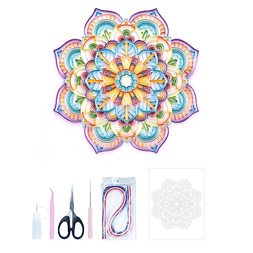 Uniquilling Quilling Paper Quilling Kit for Adults Beginner, 16 *