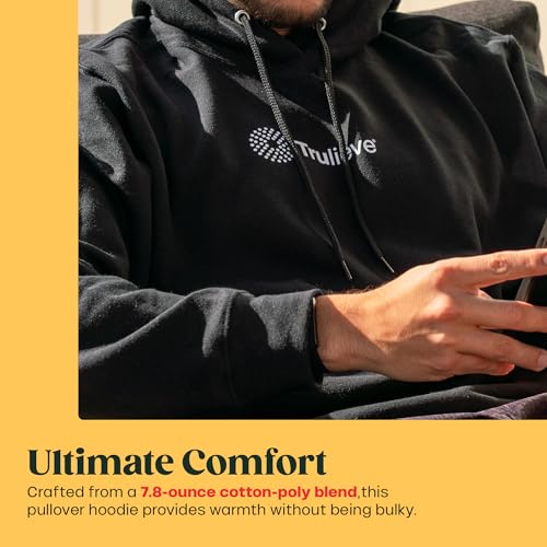 Unisex Heavyweight Fleece Hoodie – Warm, Soft, Durable with Large Hood, Drawstring & Pocket for Work or Casual Wear4