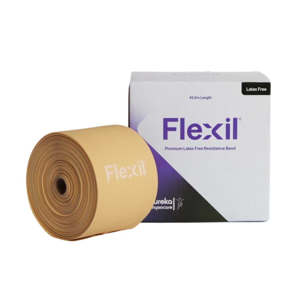 Flexil Opaska oporowa | 45,5 m | bez lateksu | X-Light | Sprzęt do domowej siłowni | Trening siłowy i fizjoterapia