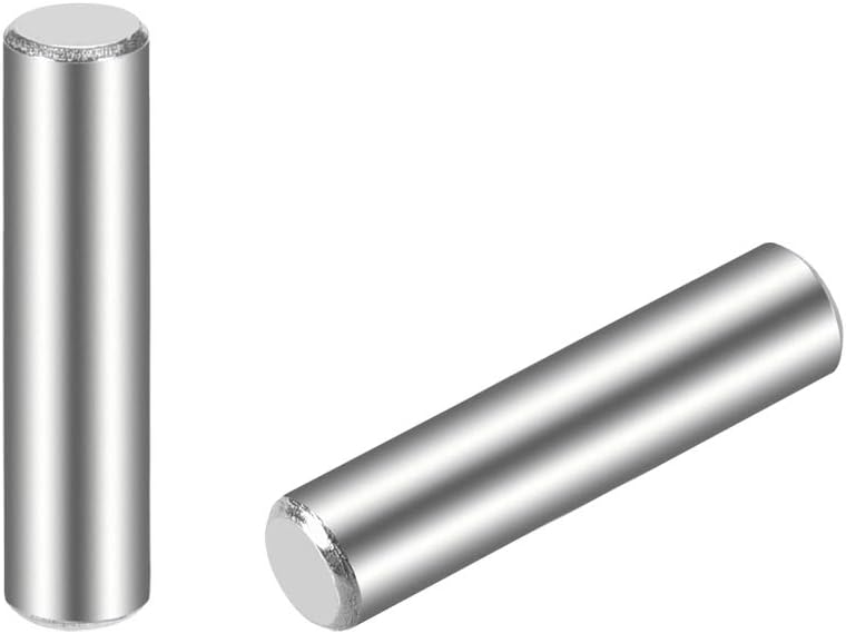 sourcing map 4 x 18mm(Approx 5/32") Dowel Pin 304 Stainless Steel Pegs Support Shelves 30Pcs, 4mm x 18mm