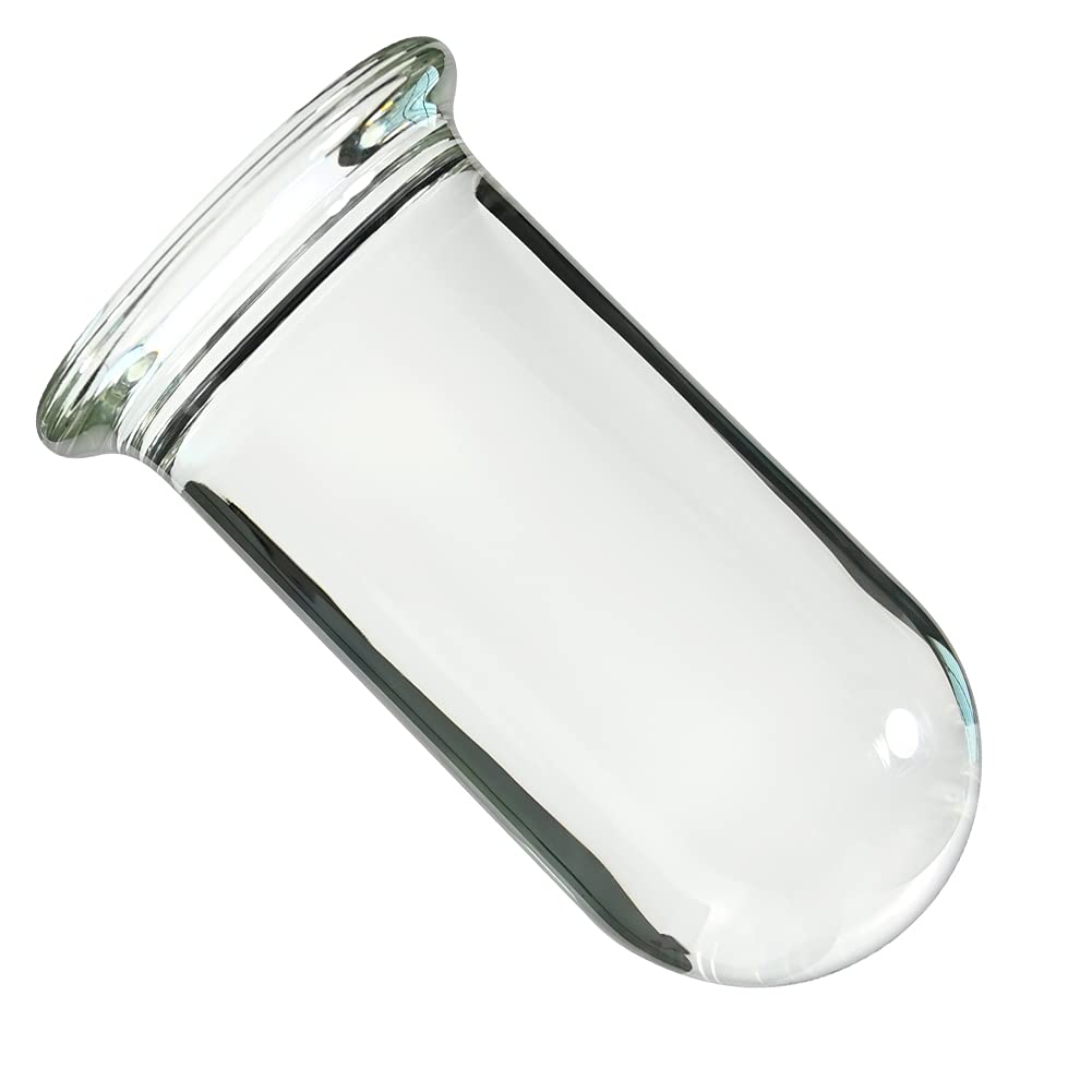 Roluck Consolador de Cristal Buttplug Trainer, Estimulador del Punto G, Roluck Consoladores Anales de Cristal para Mujeres y Hombres Juguetes Sexuales Anal