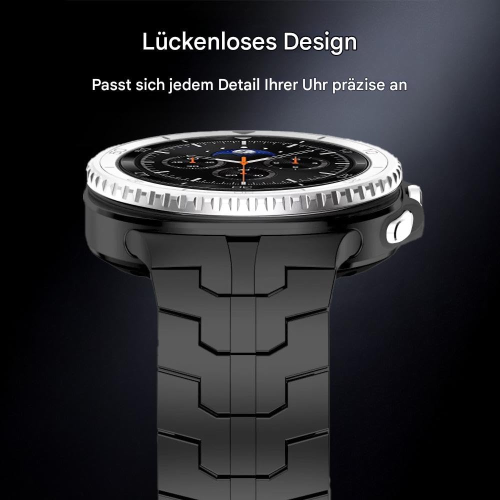 Bracelet de montre magnétique en titane compatible avec Samsung Galaxy Watch 8 40 mm/44 mm/8 Classic 46 mm, bracelet de rechange sans couture pour Galaxy Watch 8 pour femme, léger et durable