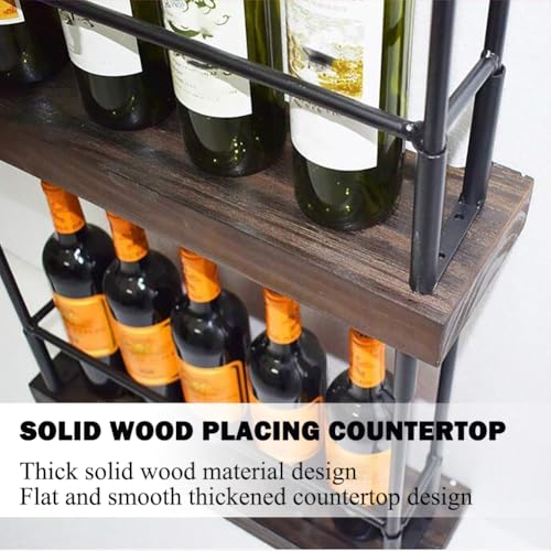 Soporte de vino independiente multi-capa estilo nórdico miniatura 2
