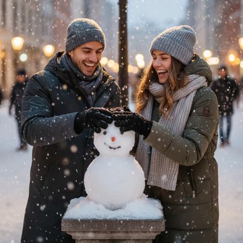 Image of Yacht & Smith Winter Beanies & Gloves For Men & Women, Warm Thermal Cold Resistant Bulk Packs