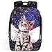 Produktbild Gannon Front Persönlichkeit Engel Stern Katze Männer Und Frauen Atmungsaktive Beleuchtung Polyester Umhängetasche Studententasche, Business Travel Studententasche, 14"Computer Mezzanine, Schulgröße 4