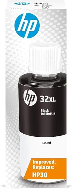 HP 1VV24AE 32XL 135 ml Original Ink Bottle, Black, Single Pack