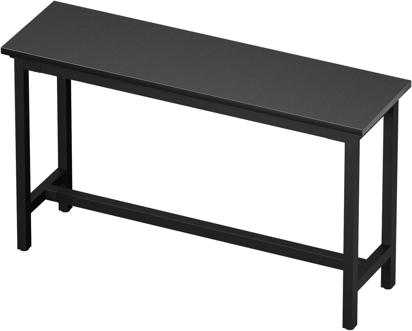 Bar Height Table,High Bar Table,Kitchen Breakfast Bar,Tabletop Thickness 2.3cm,High Kitchen Table,Kitchen Bar Table Counter,Counter Breakfast Dining High Tables for Kitchen Living Room(Black,1