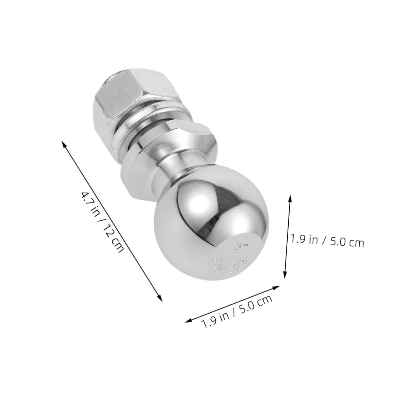 Bola de Enganche de Remolque de Repuesto de Acero Inoxidable
