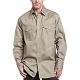 Carhartt Men's Ironwood Twill Work Shirt Snap Front Relaxed Fit S209