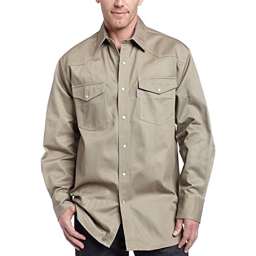 Carhartt Men's Ironwood Twill Work Shirt Snap Front Relaxed Fit